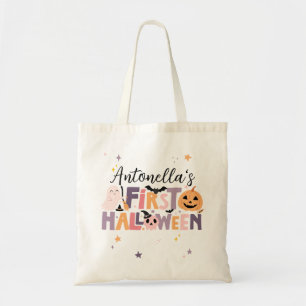 Personalized Baby’s First Halloween Tote Bag