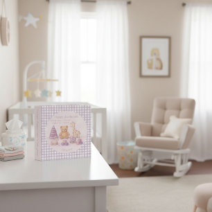 Personalized Baby’s First Year Binder