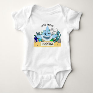 Personalized Baby Shark Baby's Bodysuit