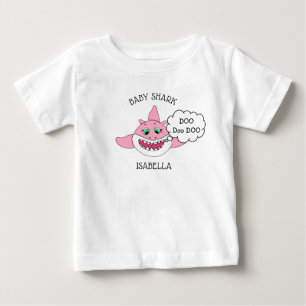 Personalized Baby Shark Baby's T-Shirt