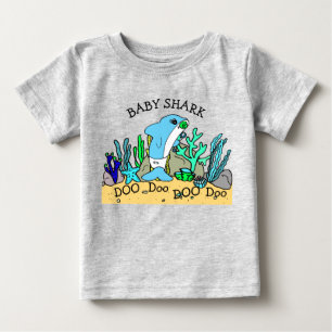 Personalized Baby Shark Baby's T-Shirt