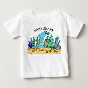 Personalized Baby Shark Baby's T-Shirt