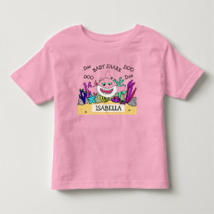 Personalized Baby Shark Baby's Toddler T-shirt