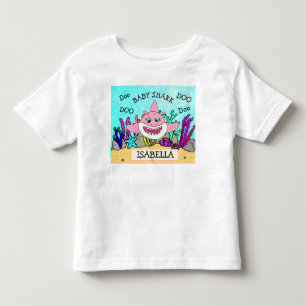 Personalized Baby Shark Baby's Toddler T-shirt