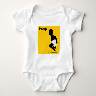 Personalized Baby Shirt, iPoop By Christopher Bodysuit