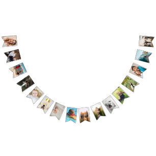 Personalized baby shower bunting  bunting flags