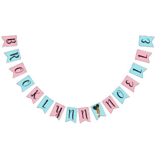 Personalized Baby Shower Bunting Bunting Flags