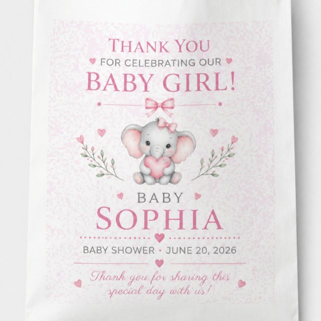 Personalized Baby Shower Favour Bags (Creator Uploaded)