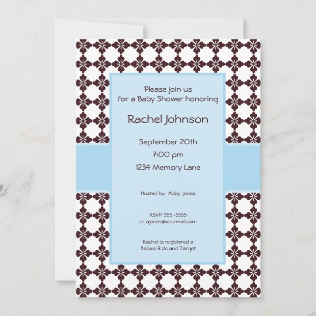 Personalized Baby Shower Invitation (Front)