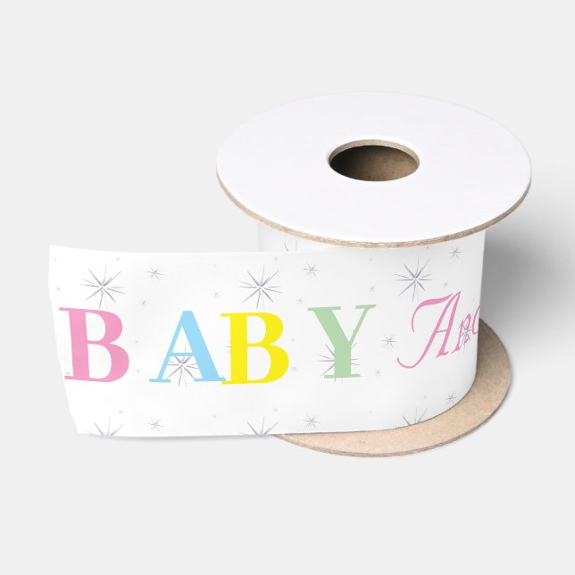 Personalized Baby Shower Satin Ribbon (Spool)
