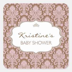 Personalized Baby Shower Sticker