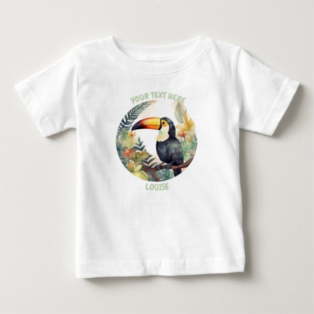 Personalized baby Toucan Tee (Front)