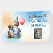 Personalized Baby's 1st Birthday Welcome