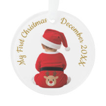 Personalized Baby's 1st Christmas Acrylic
