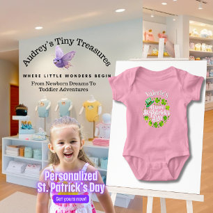 Personalized Baby's 1st St. Patrick's Day Bodysuit