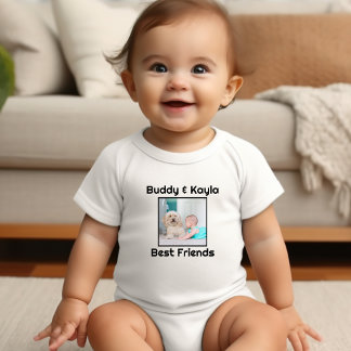 Personalized Baby's Best Friend Baby Bodysuit