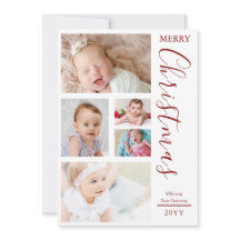 Personalized Baby's First Christmas Custom Picture