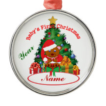 Personalized Baby's First Christmas Ornament