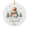 Personalized Baby's First Christmas Snowman