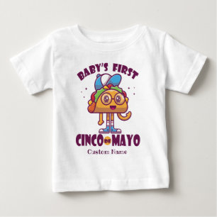 Personalized Baby's First Cinco de Mayo Baby T-Shirt