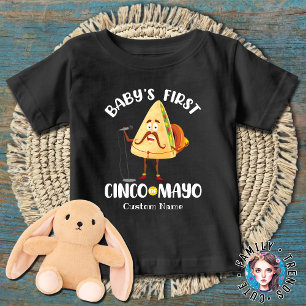 Personalized Baby's First Cinco de Mayo Baby T-Shirt