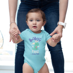 PERSONALIZED BABY'S FIRST EASTER BABY BODYSUIT