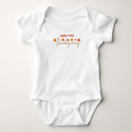 Personalized Baby's First Thanksgiving Baby Bodysuit