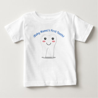 Personalized baby's First Tooth Baby T-Shirt