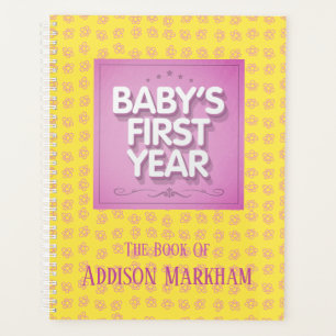 Personalized Baby's First Year Planner