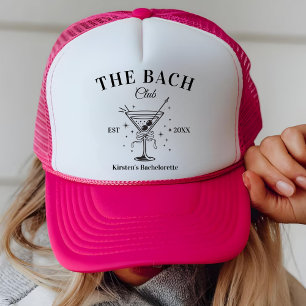 Personalized Bach Club Bachelorette Party Favours Trucker Hat
