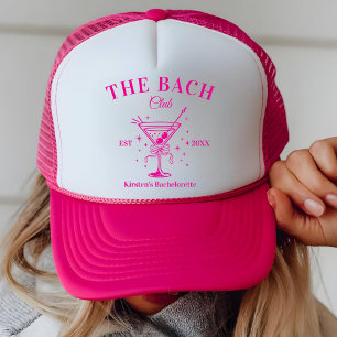 Personalized Bach Club Bachelorette Party Favours Trucker Hat