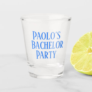 Personalized Bachelor gifts shot glass