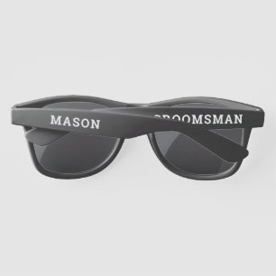 Personalized Bachelor Party Groomsman Sunglasses