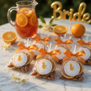 Personalized Bachelorette Party Favour Classic Round Sticker