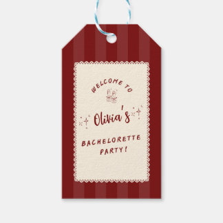 Personalized Bachelorette Party Gift Tags