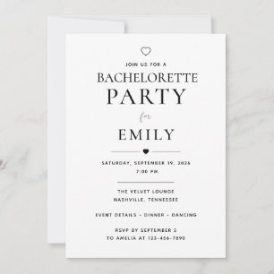 Personalized Bachelorette Party Invitation
