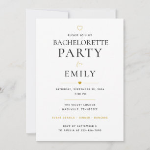 Personalized Bachelorette Party Invitation