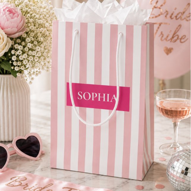 Personalized Bachelorette Party Medium Gift Bag (Creator Uploaded)