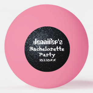 Personalized Bachelorette Party Name Date Ping Pong Ball