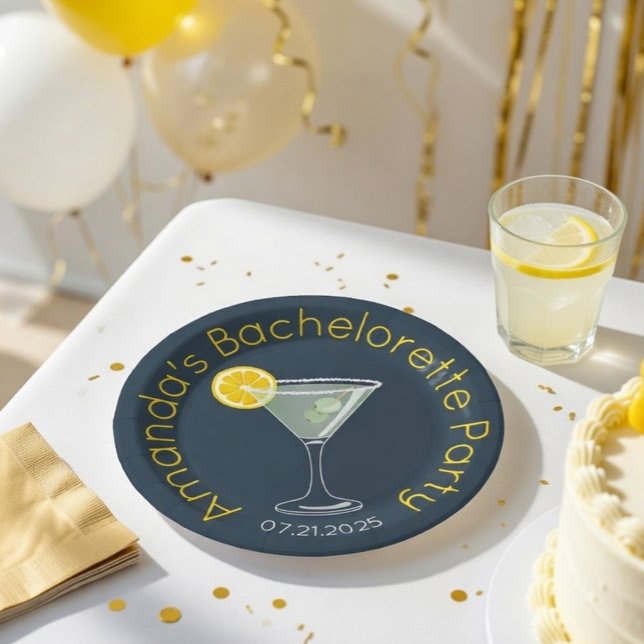 Personalized Bachelorette Party  Paper Plate (Creator Uploaded)