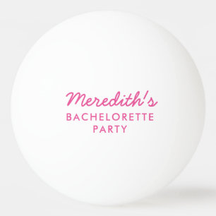 Personalized Bachelorette Party Ping Pong Balls