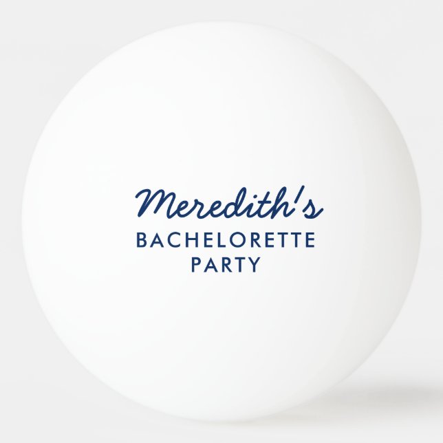 Personalized Bachelorette Party Ping Pong Balls (Front)