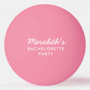 Personalized Bachelorette Party Ping Pong Balls