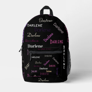 Personalized Back-Pack HAMbyWG Printed Backpack