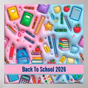 Personalized Back to School 2026 Poster