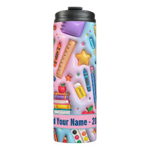 Personalized Back to School 2026 Thermal Tumbler