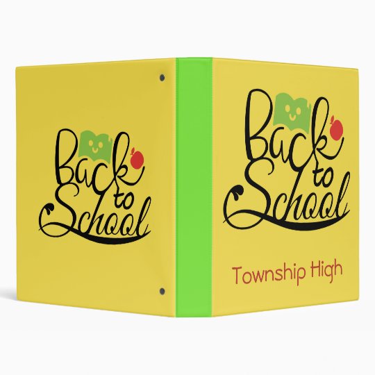 Personalized Back To School Binder