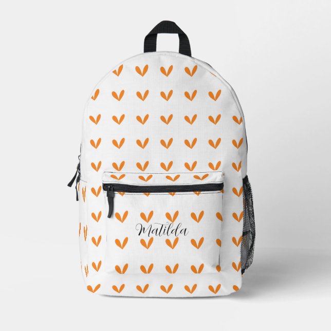 Personalized back to school design  printed backpack (Front)