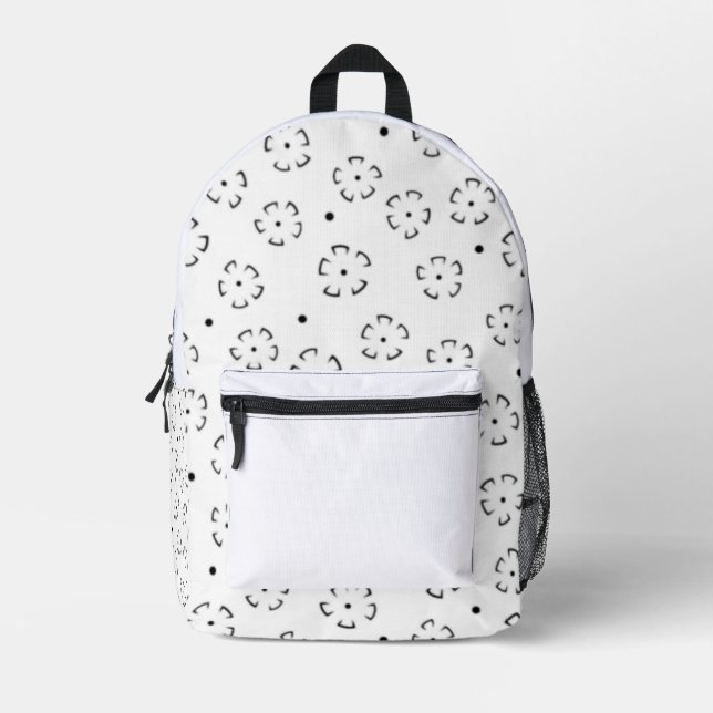 Personalized Back To School Essentials Printed Backpack (Front)