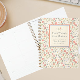 Personalized Back‑to‑School Floral Teacher Planner